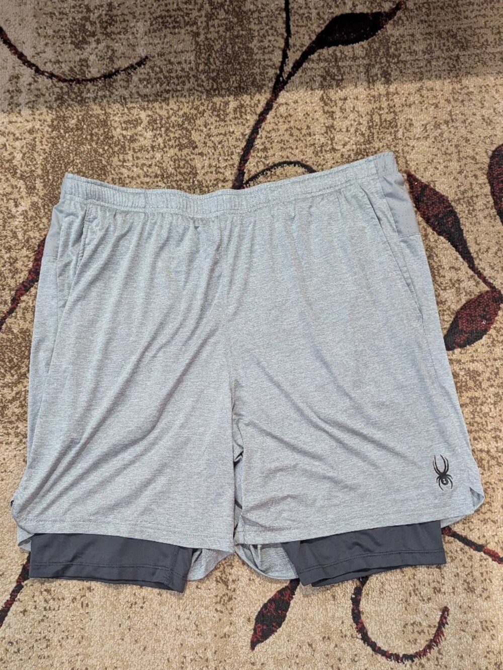 Spyder Active ProWeb Athletic Shorts w/ Compression Liner